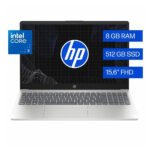 Laptop HP de 15.6" Intel Core i3 Silver de 512GB 15-fd0331la