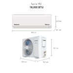 Aire Acondicionado Inverter 18000 BTU’s 220V - Imagen 6