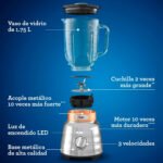 Licuadora Max de 2 caballos de fuerza con perilla BLSTPBRG-013 - Imagen 9