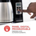 Cafetera Digital Programable Jarra de Acero Inoxidable 12 tazas CM2046S-LA - Imagen 5
