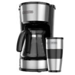 Cafetera de 5 Tazas con vaso personal CM0755S-MX