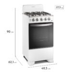 Estufa a gas de 20" Frigidaire FKGN20C3MYW - Imagen 8