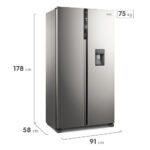 Refrigerador Side by Side de 15 pies FRSA15K2HVG - Imagen 4