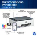 Impresora Multifuncional HP Smart Tank 580 Wi-Fi Smart App Escáner - Imagen 6