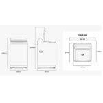 Lavadora de 42 libras Digital Inverter Ecobubble - Imagen 8