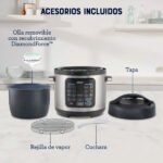 Olla de presión de 5.7 litros Multiolla Turbocon 14 funciones predeterminadas CKSTPCECT57DF - Imagen 3