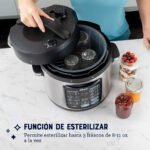 Olla de presión de 5.7 litros Multiolla Turbocon 14 funciones predeterminadas CKSTPCECT57DF - Imagen 6