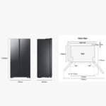 Refrigerador Side by Side de 20 pies RS57DG4000M9AP - Imagen 6