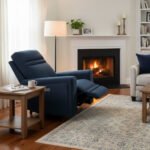 Sillón Reclinable Sealy Furniture Azul - Imagen 4